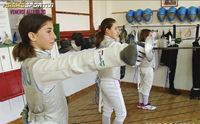 le ragazze del cus cagliari scherma