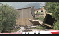 nubifragio in ogliastra danni a tertenia allagata la statale 125