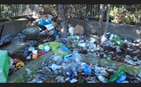 monserrato il parcheggio del policlinico una discarica a cielo aperto