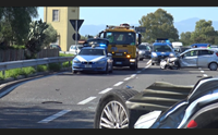 incidenti sulle statali 130 e 131 feriti e traffico bloccato