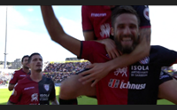 cagliari pavoletti non si ferma pi nel mirino la prima rete alla juve