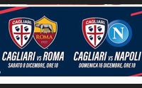 cagliari per le gare con roma e napoli arriva il mini abbonamento
