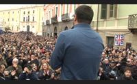 oristano piazza gremita per salvini battisti in carcere a vita