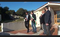 berchidda toninelli in visita al cantiere la sassari olbia pronta nel 2020