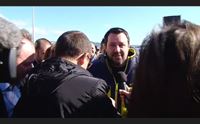 salvini a la maddalena priorit il lavoro ai sardi prima di tutto