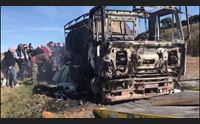 torralba autobotte del latte data alle fiamme minacce all autista