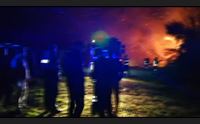 alghero fiamme nella notte minacciano sella e mosca e necropoli