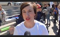 a sassari il flashmob colorato per dire che noistiamocontuttelefamiglie