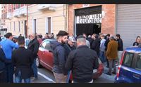 cagliari in via dante apre la sede di casapound citt blindata