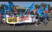 abbasanta sulla 131 la protesta degli edili sbloccate i cantieri