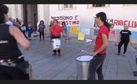 cagliari sit in prefettura tutti con carola non una criminale