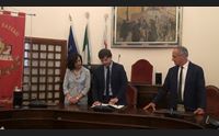 sassari a palazzo ducale il passaggio di consegne tra sindaci