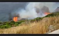 villanova monteleone vasto incendio sulla alghero bosa
