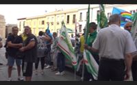 cagliari protestano le guardie giurate da tre anni senza contratto