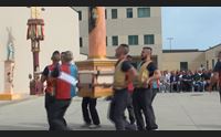 sassari nel carcere di bancali balla il candeliere dei detenuti