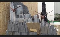 cagliari il lazzaretto affolato di draghi e maghi in mattoncini lego