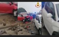 portoscuso fuori pericolo madre e figlio 16enne feriti nello schianto