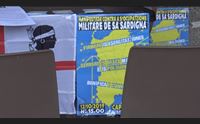 capo frasca oggi il corteo dei pacifisti contro le basi militari