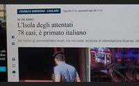 istat la sardegna prima per gli attentati agli amministratori