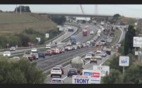 inferno nel traffico lavori sulla 131 odissea arrivare a cagliari