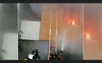 decimomannu tragedia sfiorata fiamme in una casa e palazzine evacuate