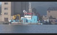 sant antioco esperti al lavoro per il disincagliare il cargo