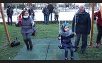 a isili il dono del centenario nel parco nuovi giochi per i bambini