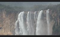 ulassai nella cascata di lequarci arrivano visitatori da tutta l isola