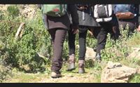 ulassai donne in cammino nei tacchi per l 8 marzo