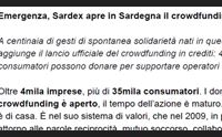 moneta virtuale sostegno reale sardex in campo per sanit e imprese
