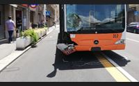 cagliari postina investita da un bus condizioni in miglioramento