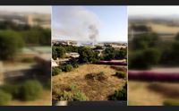 cagliari discarica abusiva a fuoco 131 dir chiusa al traffico per un ora
