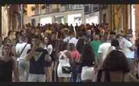 cagliari commercianti soddisfatti dopo la prima notte colorata