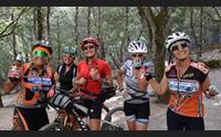 sulcis sette donne per 500 km il cammino di santa barbara in bici