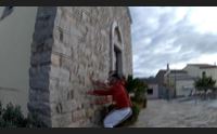 porto s paolo in gallura nicola serra promuove l isola con il parkour