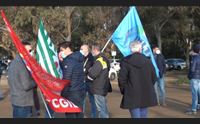 eni protesta dei dipendenti di macchiareddu un natale amaro