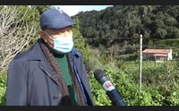cuglieri c un masso da spostare prima la sicurezza del costone