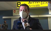 salvini a cagliari solinas fa bene a pressare draghi sui vaccini
