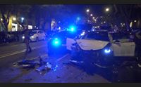 cagliari inseguimento nel largo carlo felice due carabinieri feriti