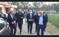 figc gravina al capezzale del calcio sardo ripartire in sicurezza