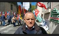 roma lavoratori di airitaly al sit in sui trasporti non fateci morire