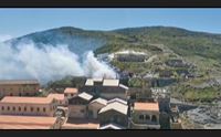 sassari fuoco nell antica laveria dell argentiera sfiorato il museo