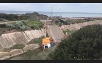 gonnesa il ponte di funtanamare tutto fermo dopo il crollo