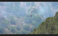 arbus incendio alle porte del paese fiamme vicino alle case