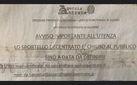 alghero chiude l agenzia delle entrate la protesta del sindaco