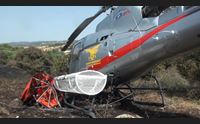 ozieri tragedia sfiorata un elicottero finisce contro i cavi elettrici