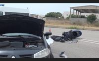 elmas scontro tra auto e moto muore un 48enne di quartu