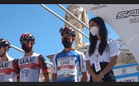 settimana ciclistica via alla seconda tappa da sassari a oristano