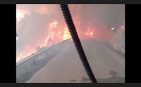 inferno di fuoco nel montiferru case evacuate e boschi in cenere
