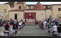 bosa processione sul temo la speranza dopo i danni del fuoco